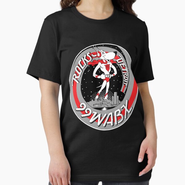 99 WABX ROCKS DETROIT Retro Radio Station Design T-Shirt