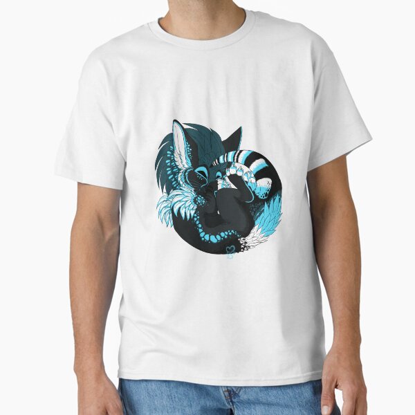 Cat Cyan Turquoise Sushi, Cat, legendary Creature, animals T-Shirt