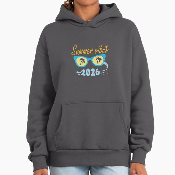 "Summer Vibes 2026: Tropical Sunglasses Graphic" Hoodie