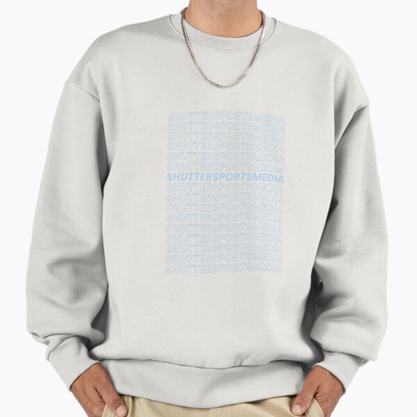 Shutter Sports Media Text Design Blue Sweatshirt