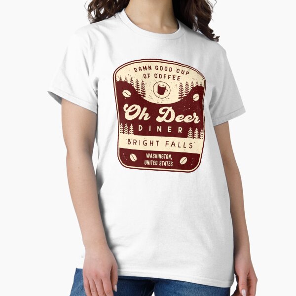 Oh Deer Diner Emblem T-Shirt