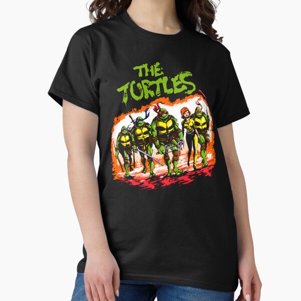 Vintage The Ninja Turtles Superhero Cartoon Movie T-Shirt