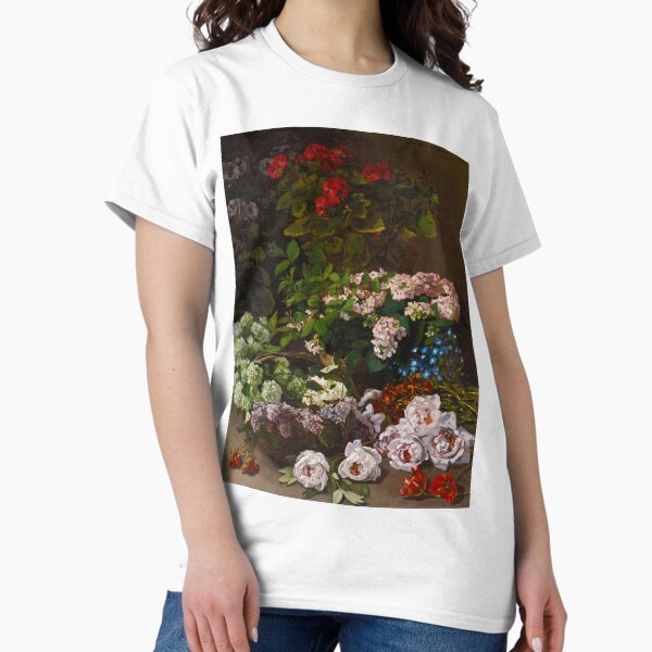 CLAUDE MONET HD - Spring Flowers (1864) T-Shirt