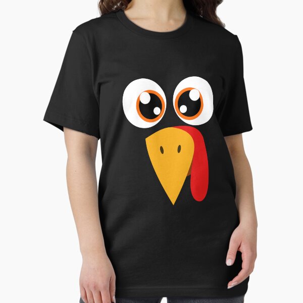 Cute Turkey Fall Thanksgiving Shirt, Turkey Face Shirts, Funny Thanksgiving T-Shirt, Little Turkey Shirt, Family Matching Thanksgiving Shirt T-Shirt