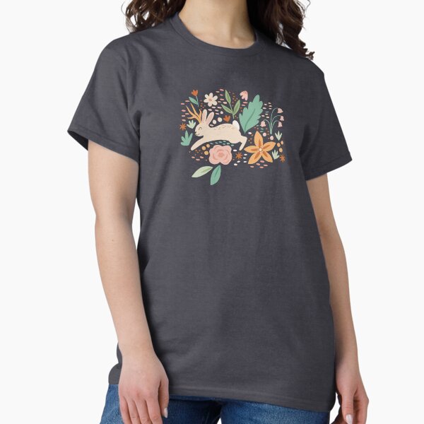 Jackalope in Spring T-Shirt