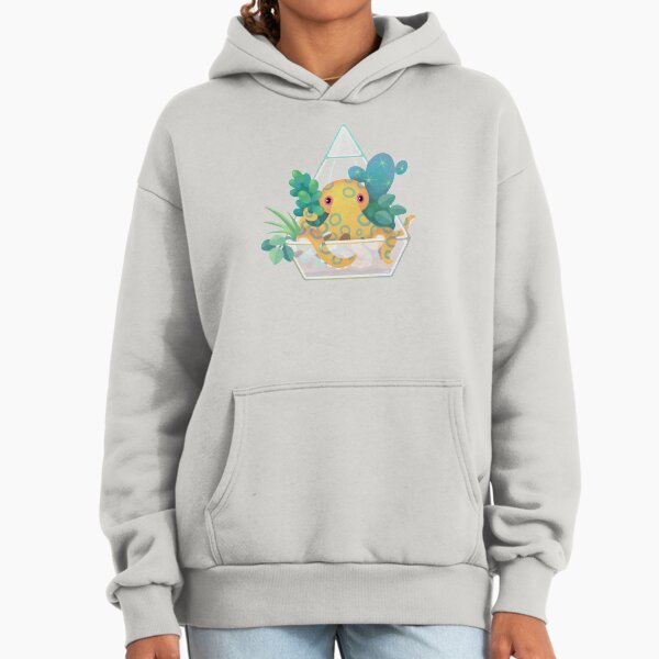 Ocean terrarium - Blue ringed octopus Hoodie