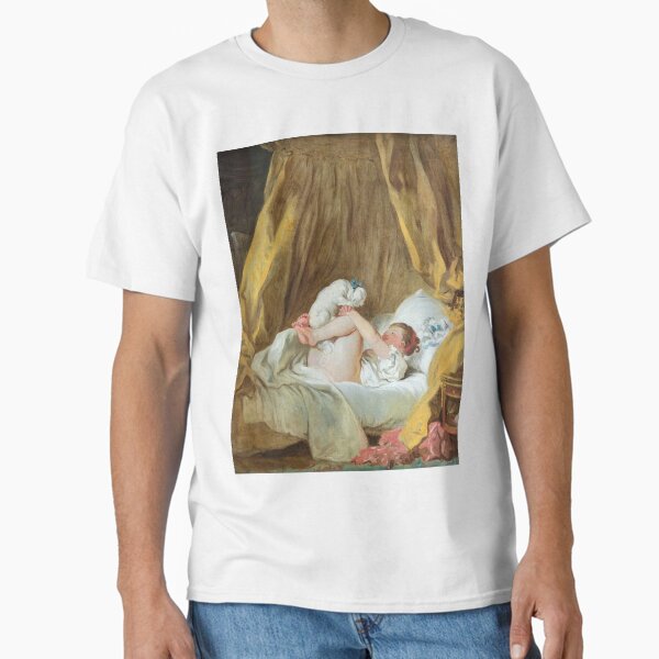Girl with dog - Jean-Honoré Fragonard T-Shirt