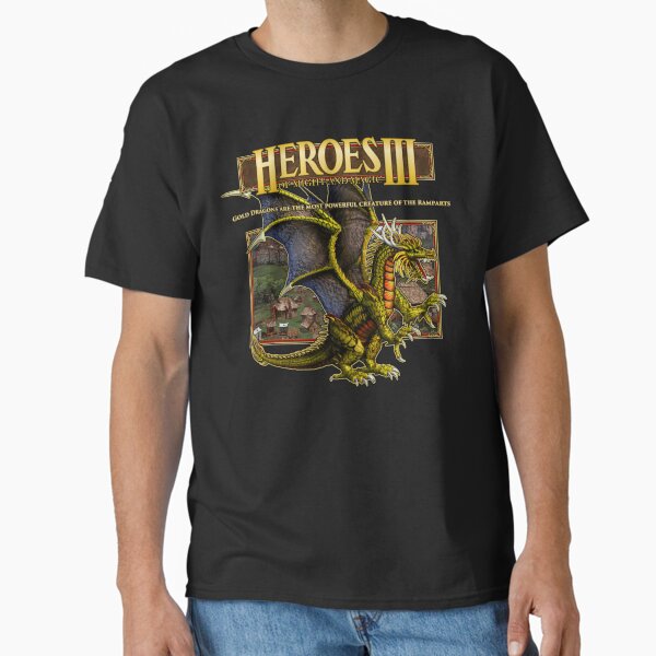 Heroes of Might and Magic III - Gold Dragons T-Shirt