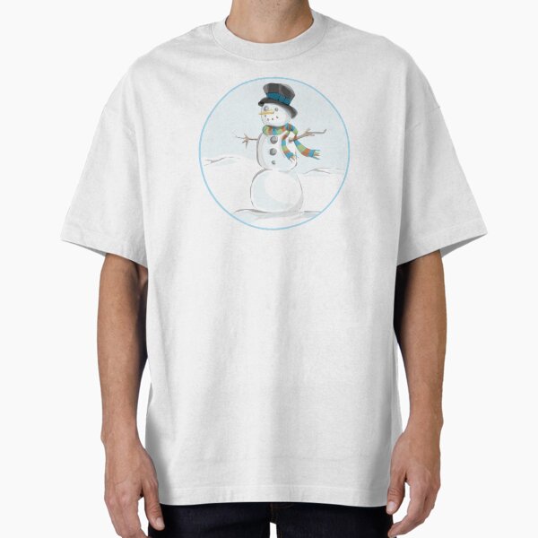 Minimalist Snowman T-Shirt