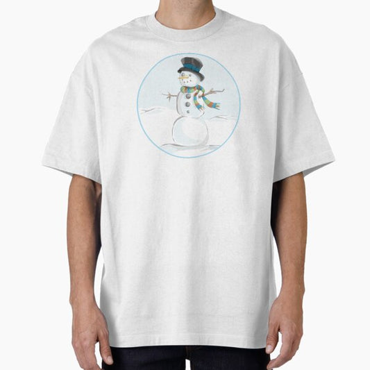 Minimalist Snowman T-Shirt