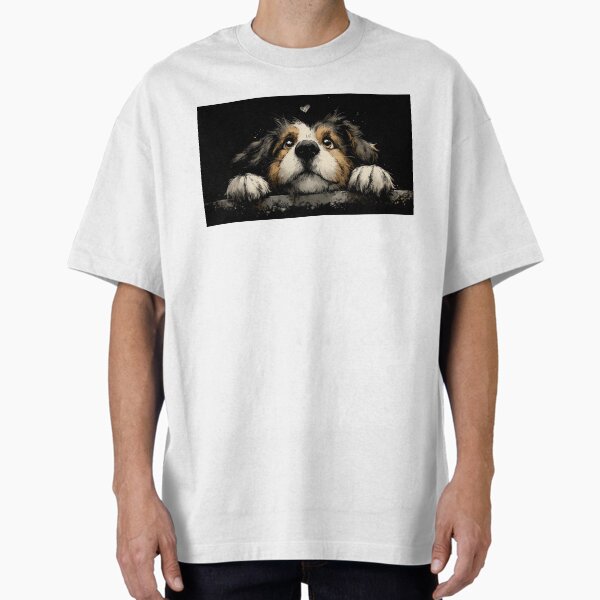 Dog looking up with love T-Shirt