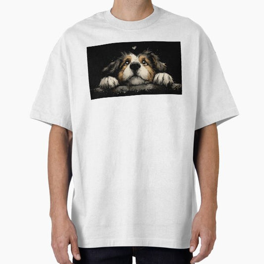 Dog looking up with love T-Shirt