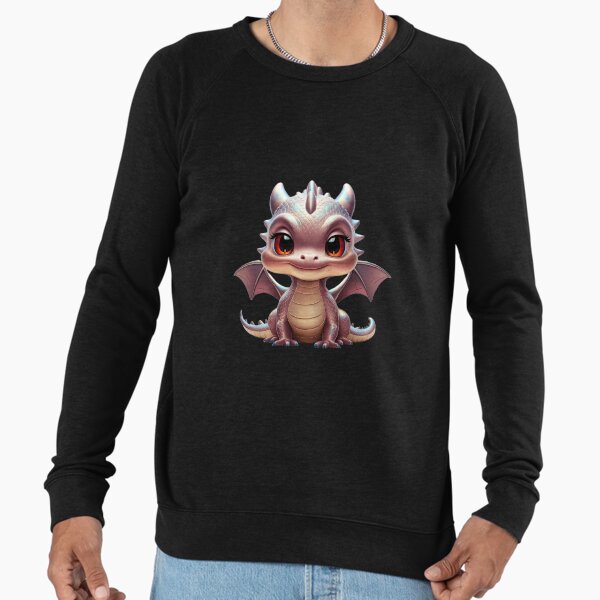 Cute little baby dragon ,Legendary Animals,dragon art,Legendary dragon Lightweight Sweatshirt
