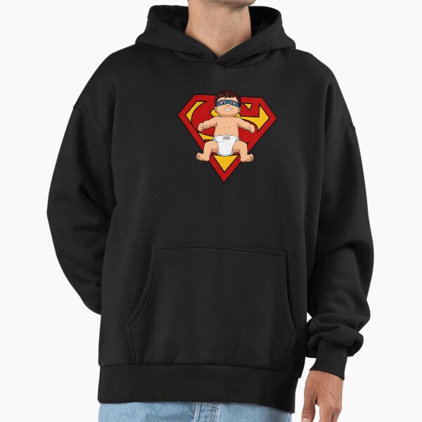 Baby Superhero Bros – Cute Cartoon Hero Illustration Hoodie