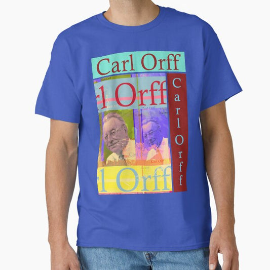 Carl Orff, aesthetic portrait, famous musician T-Shirt