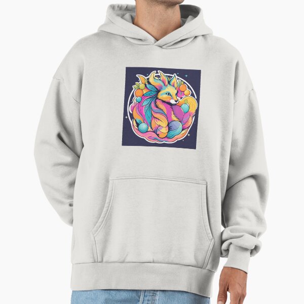 Fox: Spiritual neon colors Hoodie