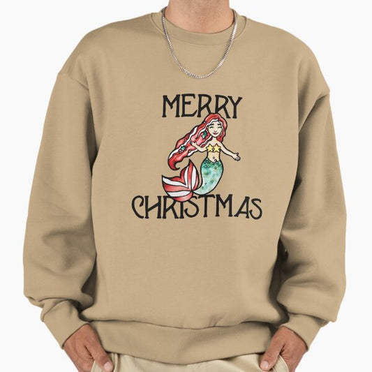 Merry Christmas Mermaid Sweatshirt