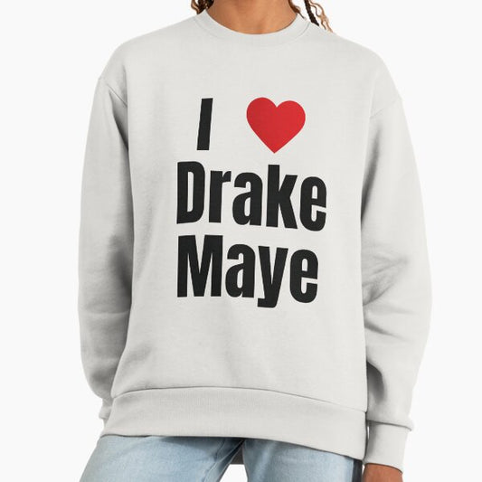I Love Drake Maye Shirt – Fan Support Tee – Heart Design Sweatshirt