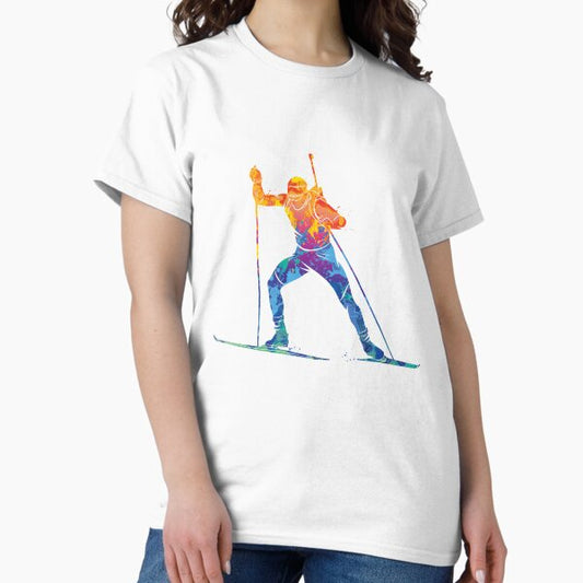 Watercolor Biathlon T-Shirt