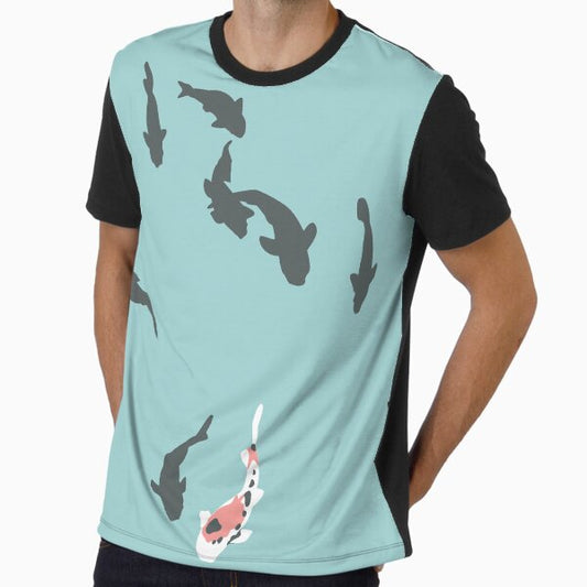 A Silent Voice - Koi Fish Graphic T-Shirt