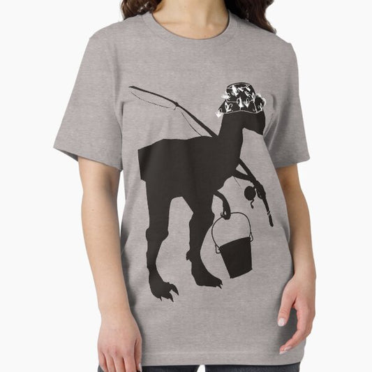Funny fly fishing dinosaur T-Shirt