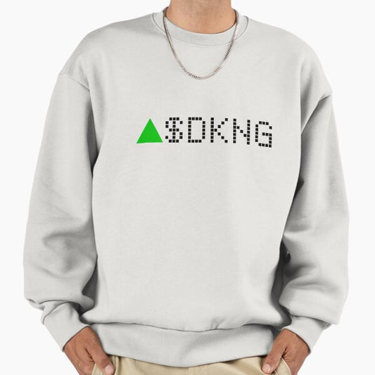 Draftkings Stock Ticker Green - Black Font Sweatshirt