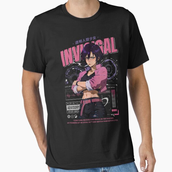 Invisigal Dispatch Techno Anime Art T-Shirt