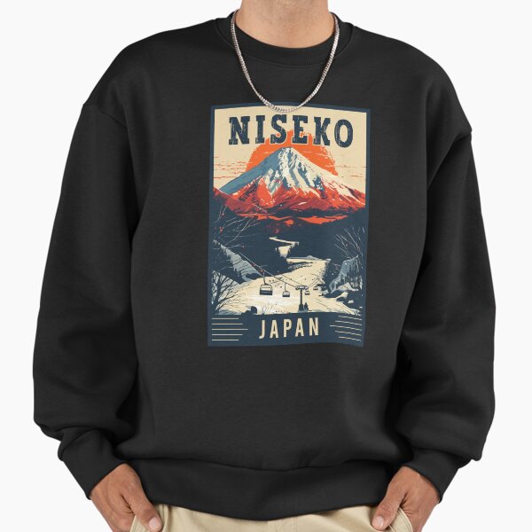 Winter Paradise in Niseko Japan Vintage Travel Art Sweatshirt