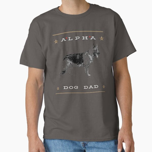Alpha Dog Dad – Cool Dog Dad Shirt T-Shirt