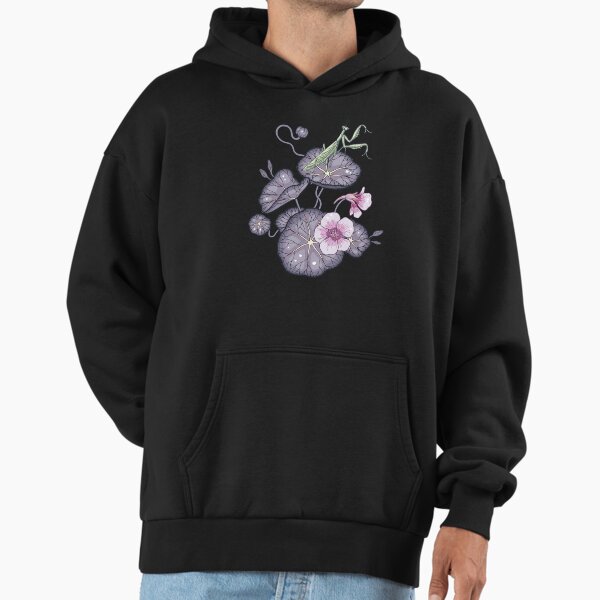 Black Indian cress garden. Hoodie