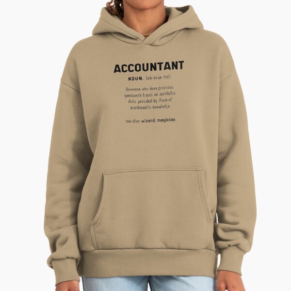 Accountant Definition Wizard, Magician - Accountant Cool Job Gift Hoodie