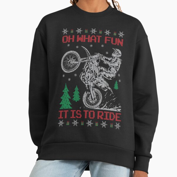 Dirt Bike Ugly Christmas Sweatshirt