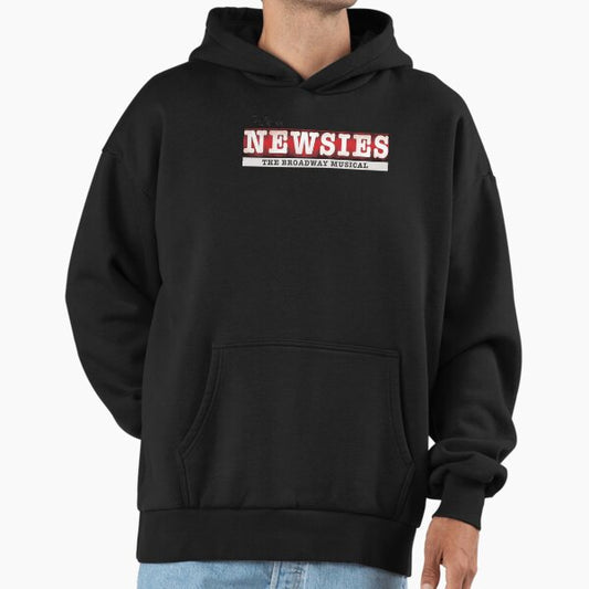 Newsies Broadway Logo Sticker Hoodie