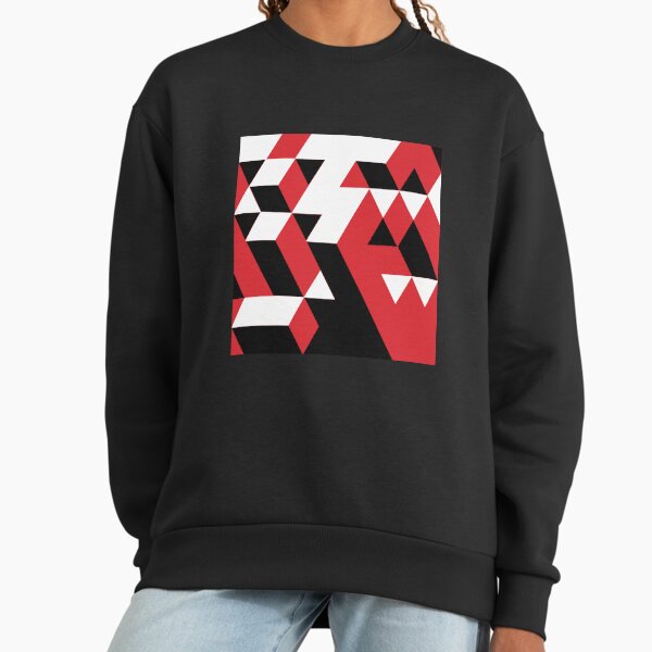 PATTERN VICE TREND CUBE RED BLACK WHITE N.5 Sweatshirt