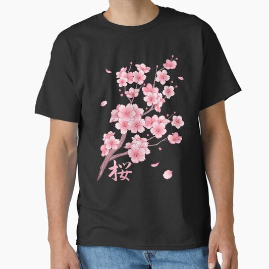 Falling Sakura Cherry Blossom T-Shirt