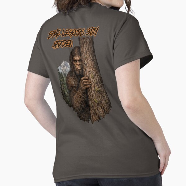 Sasquatch Bigfoot Hiding T-Shirt