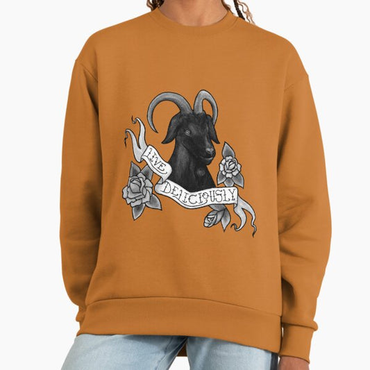Live Deliciously Black Phillip Sweatshirt
