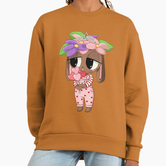 Dandy Bassie World | Kids Valentine's day Sweatshirt