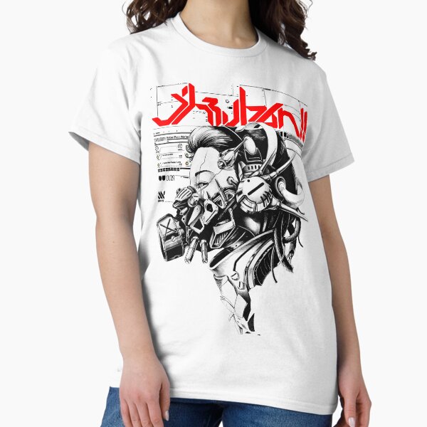 Vaporwave Cyberpunk Cyborg Girl T-Shirt