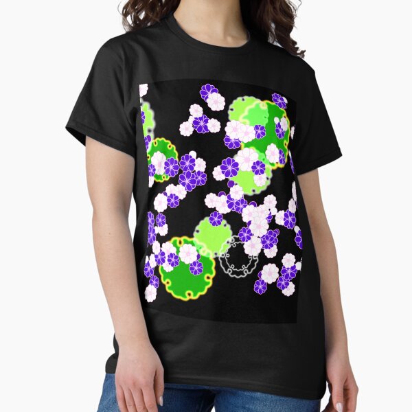 Purple cherry blossoms in the water T-Shirt