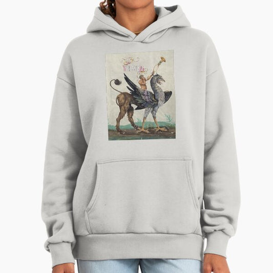 GRYPHON RIDER Medieval Bestiary Hoodie
