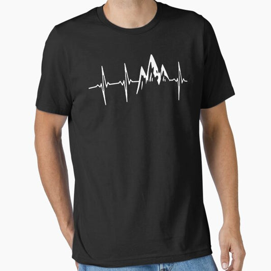 MOUNTAIN IN MY HEARTBEAT T SHIRT T-Shirt