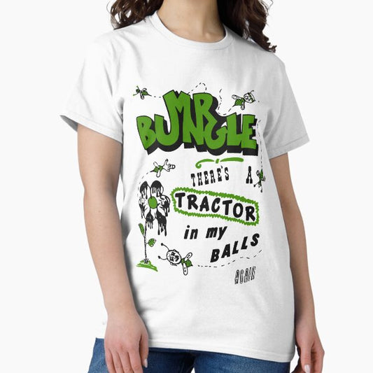 Men Women There'S A Tractor In My Balls Again Mr Bungle Rock Band Cute Graphic Gift T-Shirt