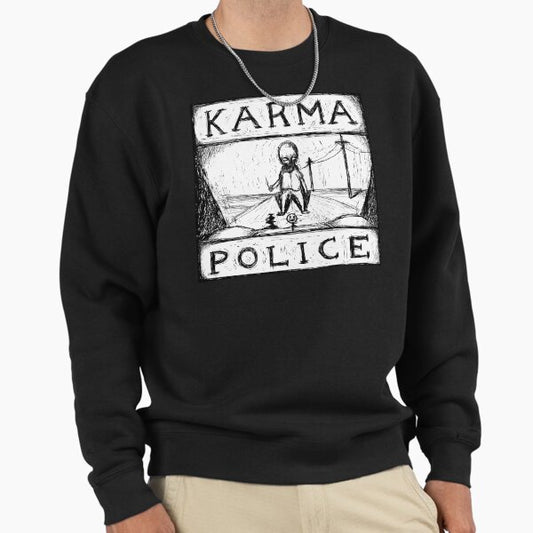 Karma Police music video illustration Sweatshirt