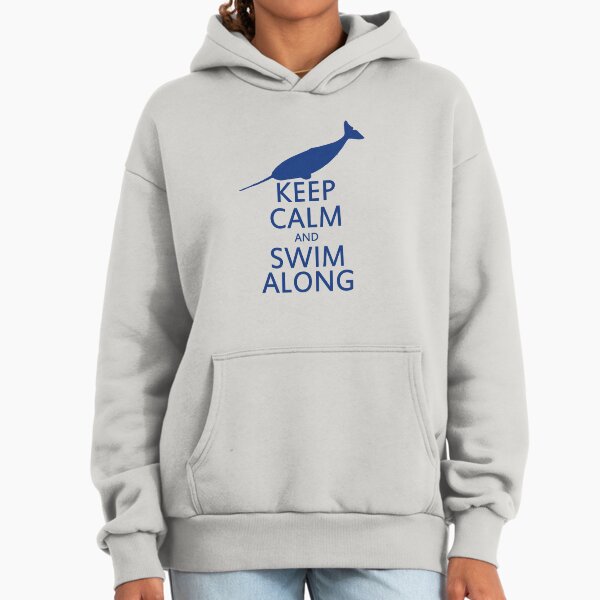 Swim along narwhal Hoodie