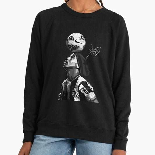 Ronaldinho Black and White Lightweight Sweatshirt