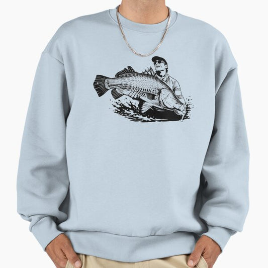 Barra fishing vibes and smiles Sweatshirt