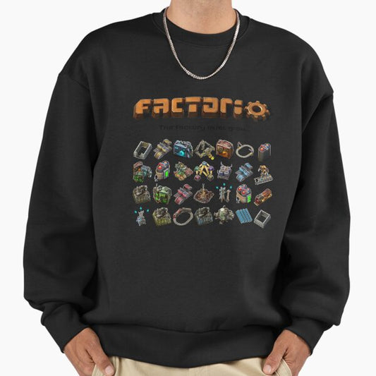 Factorio, The factory must grow... Sweatshirt