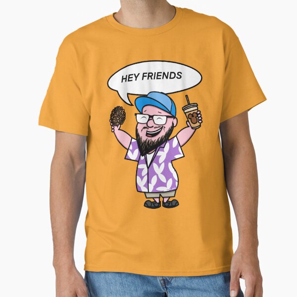 Paging Mr Morrow Theme Park Vlogger - Hey Friends T-Shirt