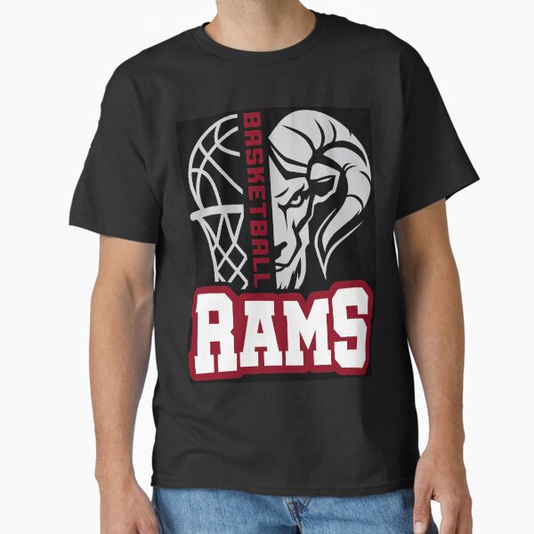 Rams Basketball Black T-Shirt